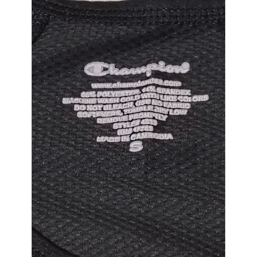 Champion Women's Black Athletic Tank Top Running Pickleball Workout Size S 2 - Picture 3 of 7